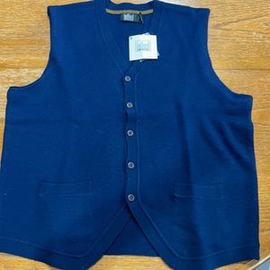 Belford Merino Wool V Neck Sweater Vest